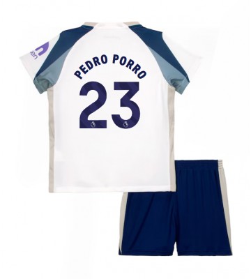 Tottenham Hotspur Pedro Porro #23 Replika Babytøj Hjemmebanesæt Børn 2025-26 Kortærmet (+ Korte bukser)